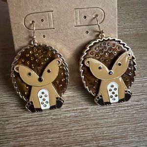 Hedgehog Earrings